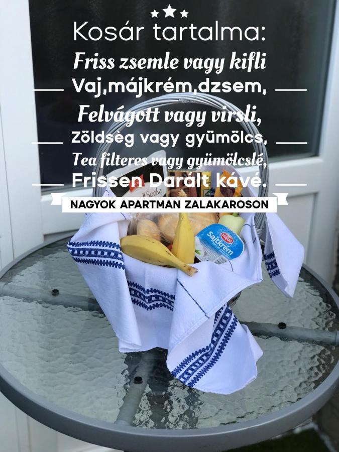 Nagyok Apartman Apartment Zalakaros Luaran gambar